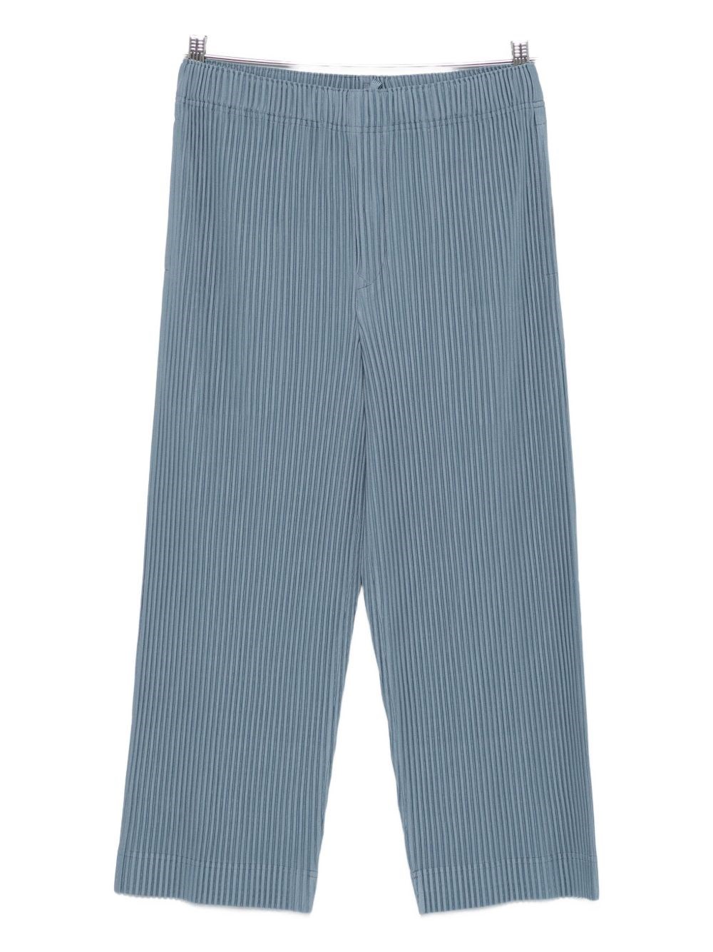 Issey Miyake Homme Plisse'  Men Pleated Trousers In Gray