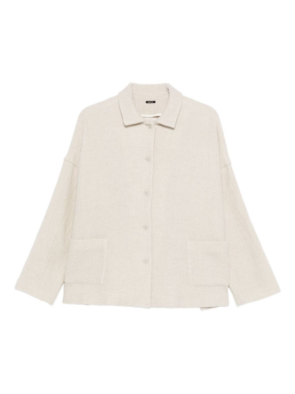 Apuntob Patch-pocket Button-front Jacket In Neutral