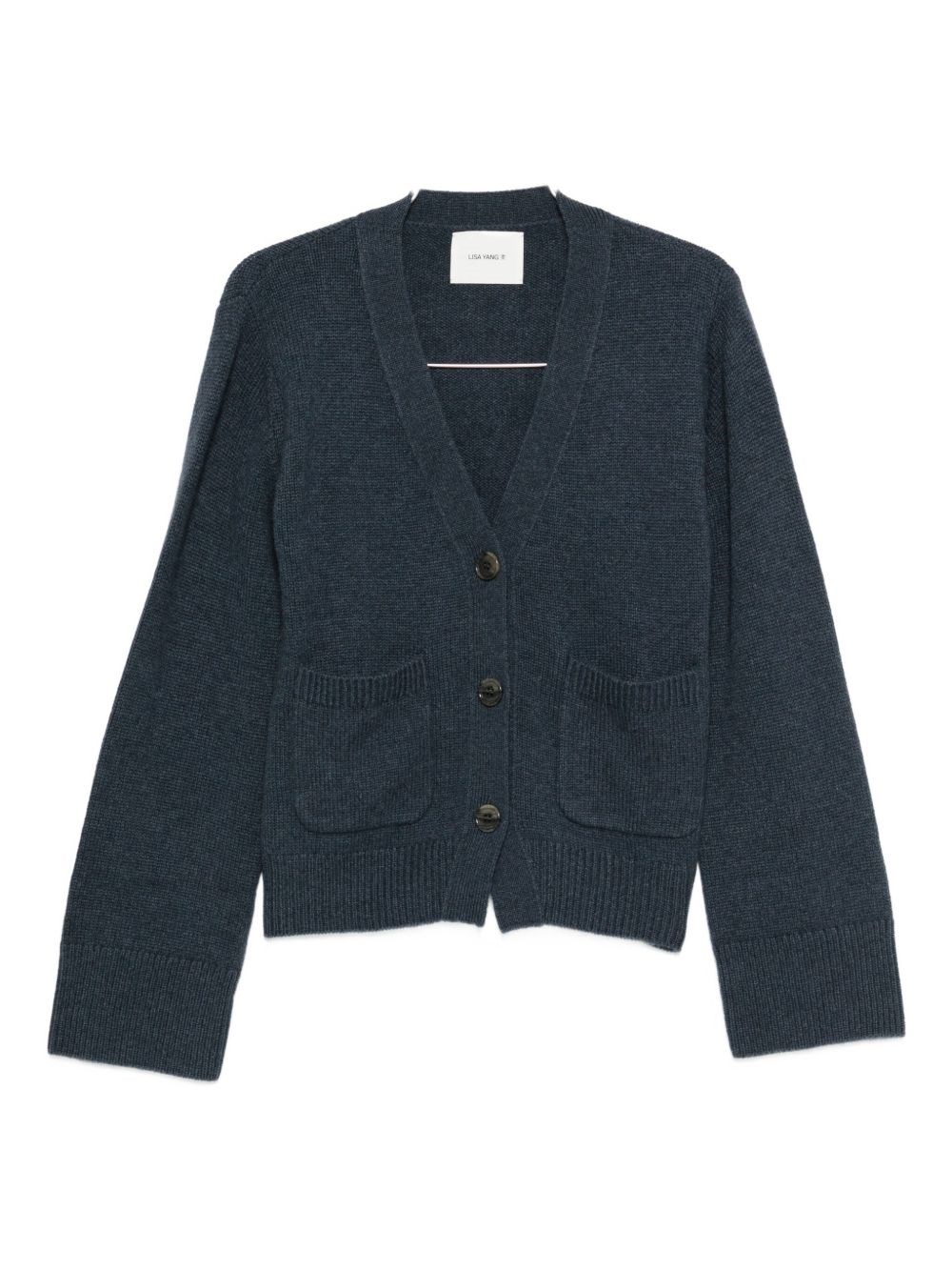 Lisa Yang Danni Cashmere Cardigan In Blue