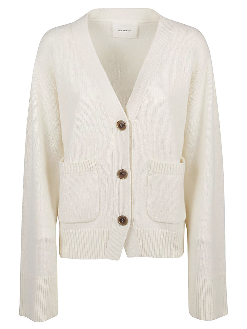 Lisa Yang The Danni Cashmere Cardigan In Neutral