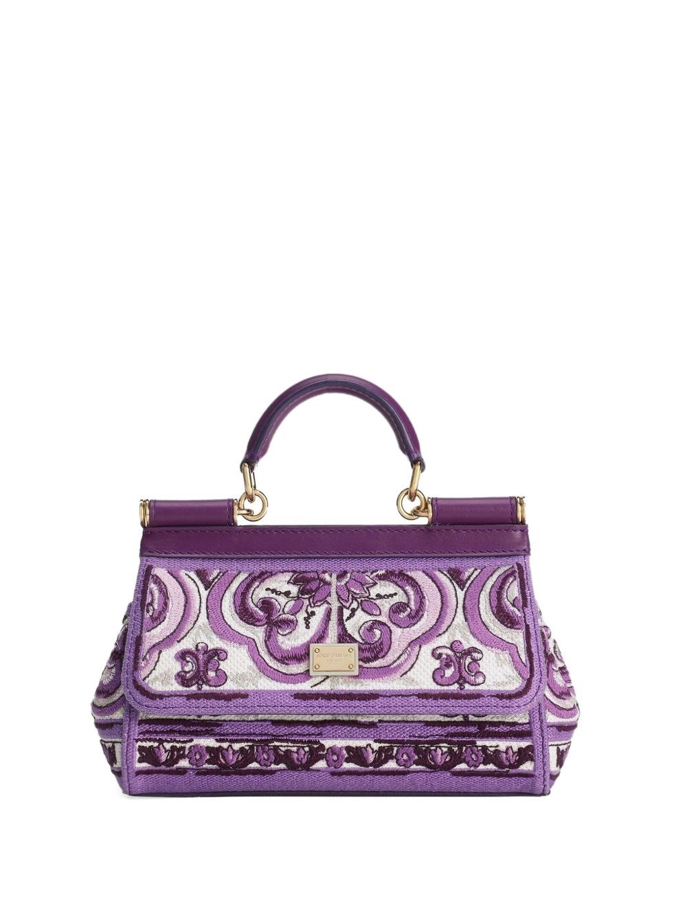 Sicily Small Leather Handbag - Dolce & Gabbana - Modalova