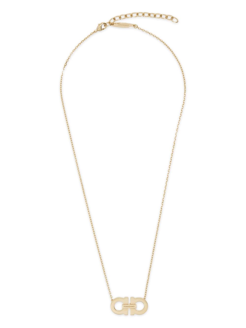 Ferragamo 2 Ganci Crystal Necklace - Ferragamo - Modalova