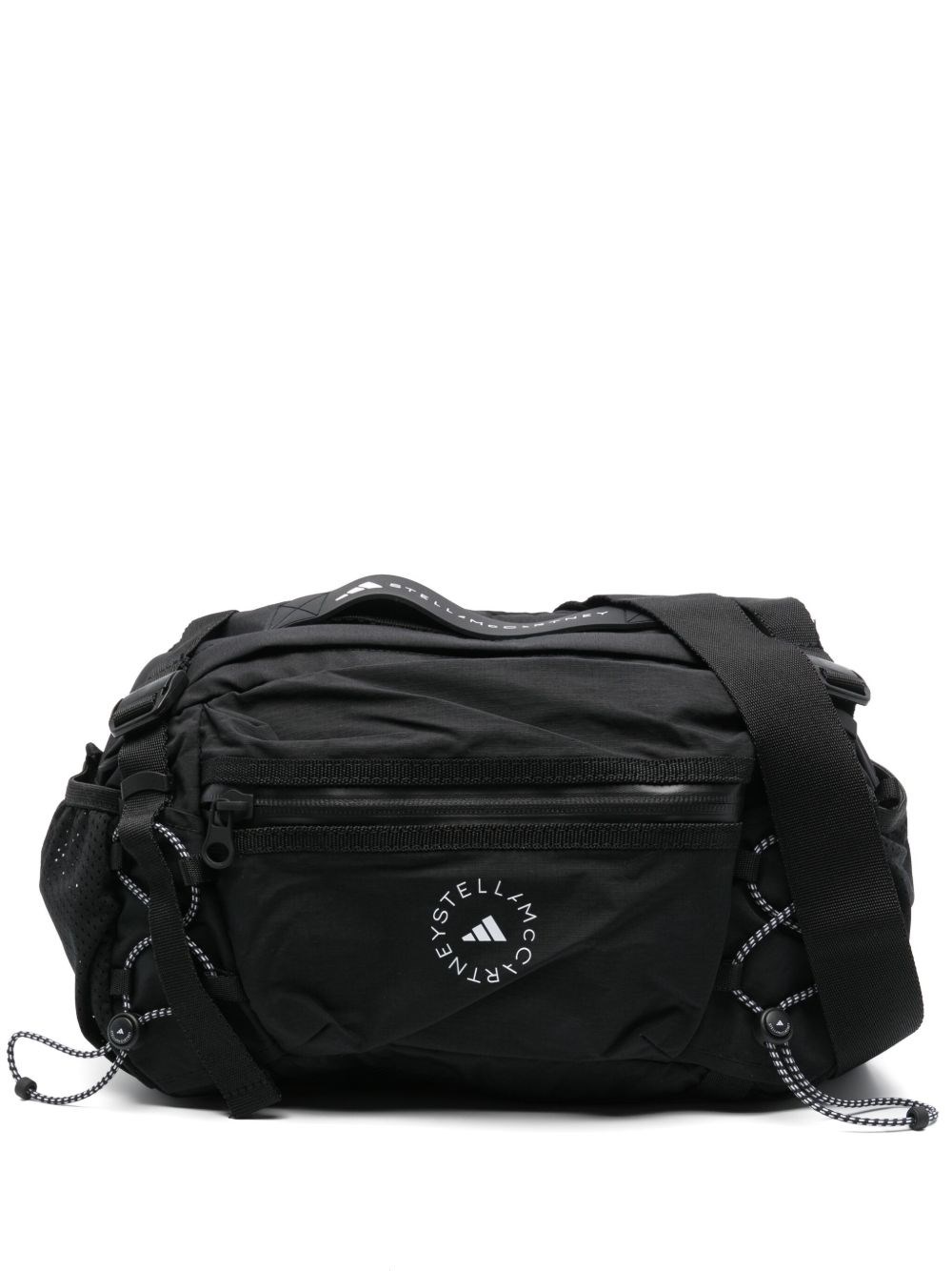 Adidas By Stella Mccartney Logo Bumbag In Black