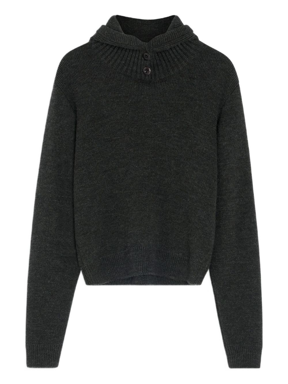 LEMAIRE Wool Hooded Sweatshirt - LEMAIRE - Modalova