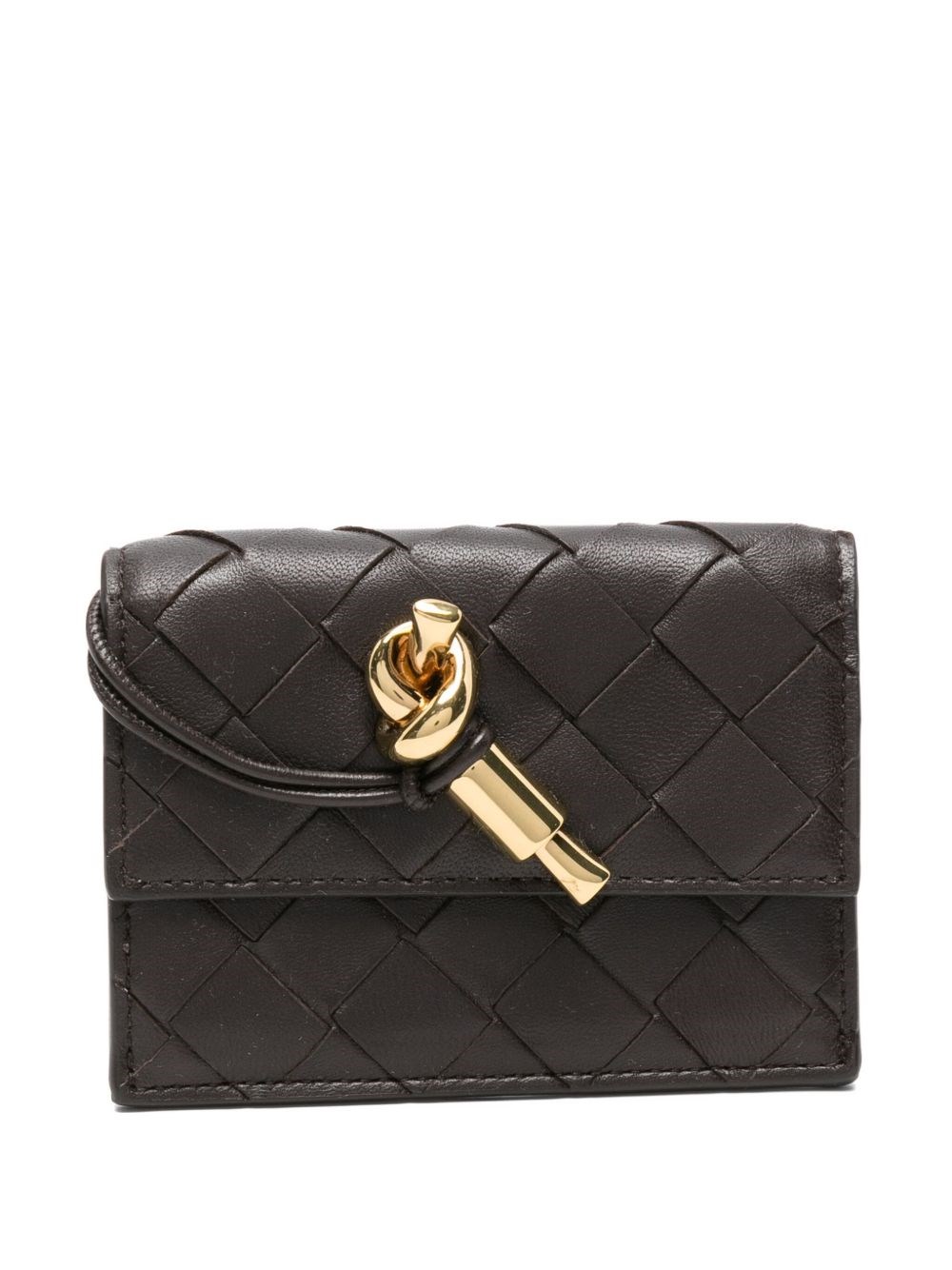 Andiamo Leather Card Case - Bottega Veneta - Modalova