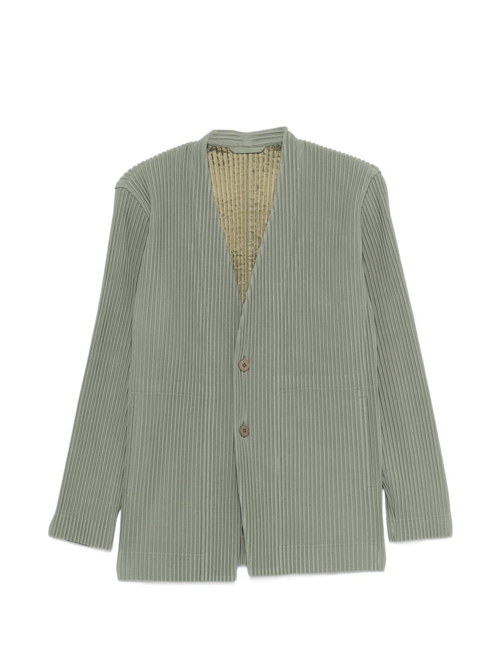 HOMME PLISSE' ISSEY MIYAKE Giacca A Un Petto Plissettata