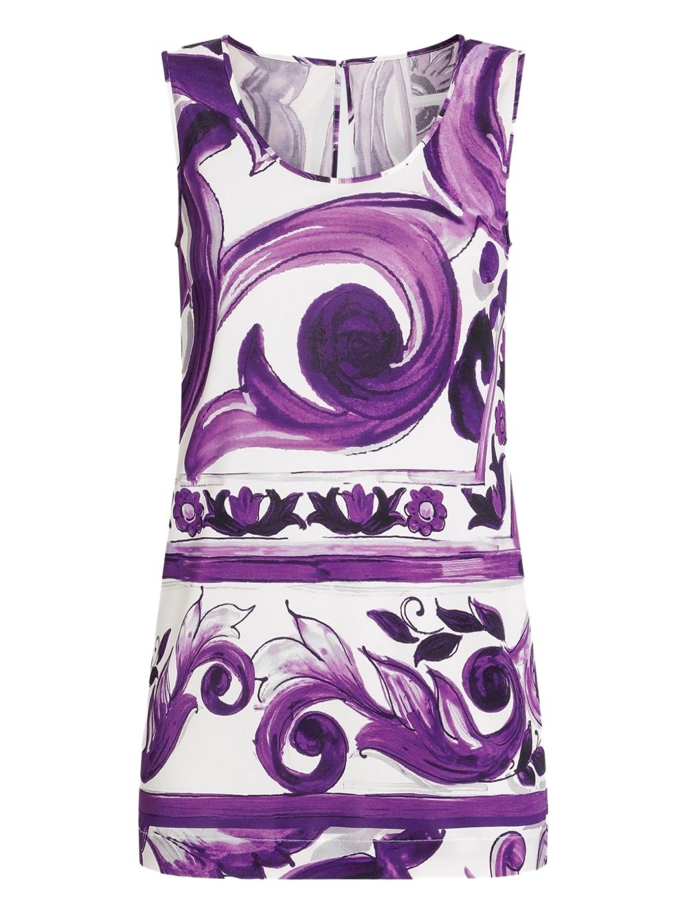 Maiolica Print Tank Top - Dolce & Gabbana - Modalova