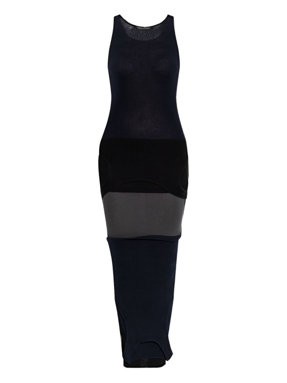 Balenciaga Black Upside Down Dress In Black