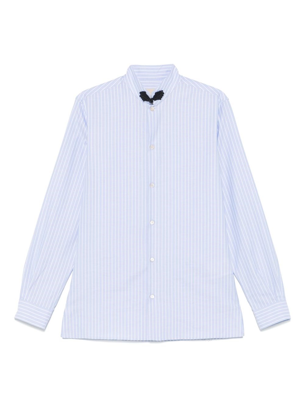 Valentino Striped Cotton Shirt - Valentino - Modalova