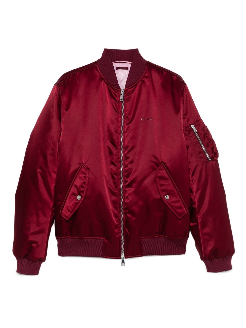 Gucci Nylon Bomber Jacket - Gucci - Modalova