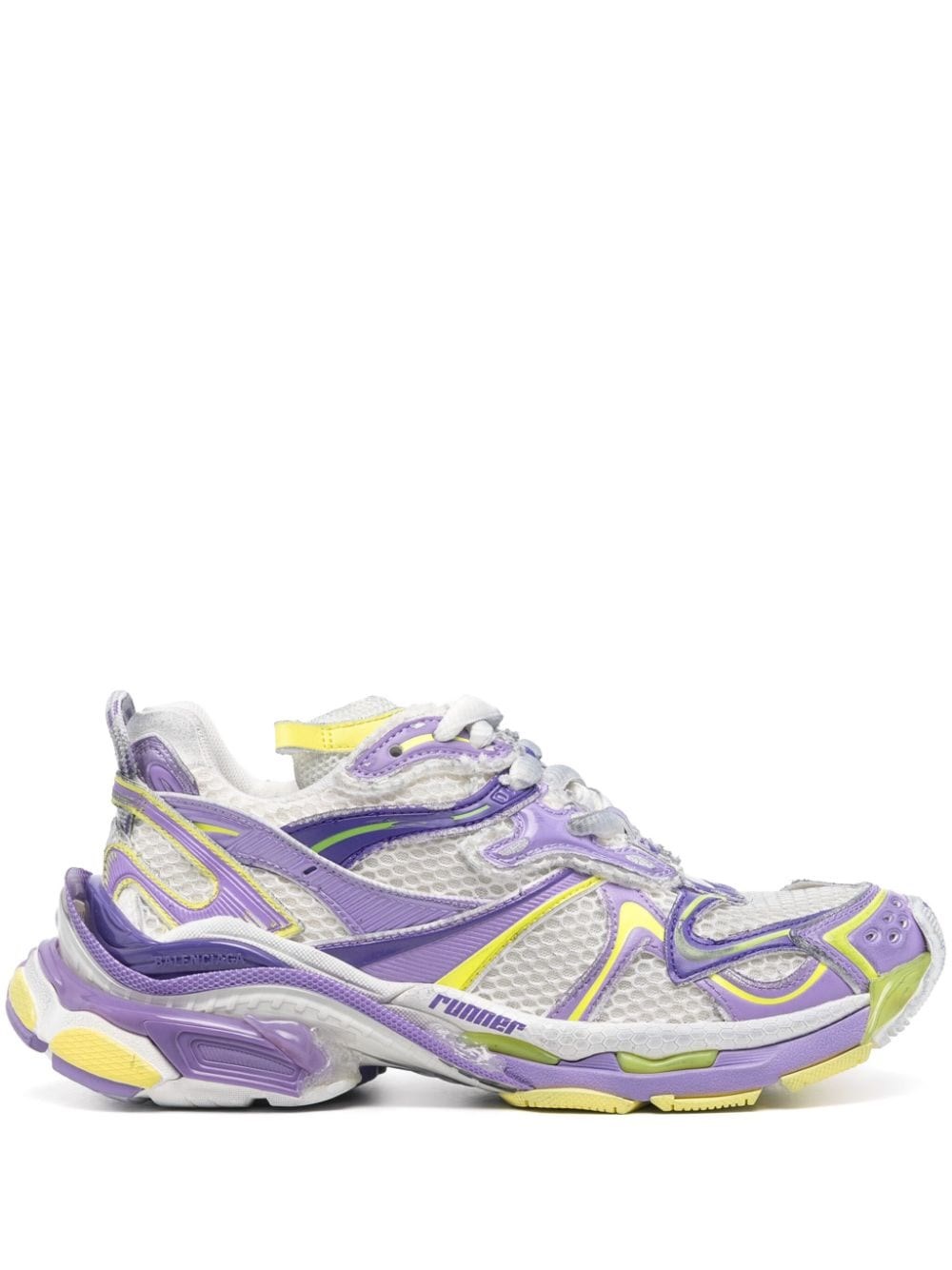 Balenciaga Purple Runner 2.0 Low Top Sneakers