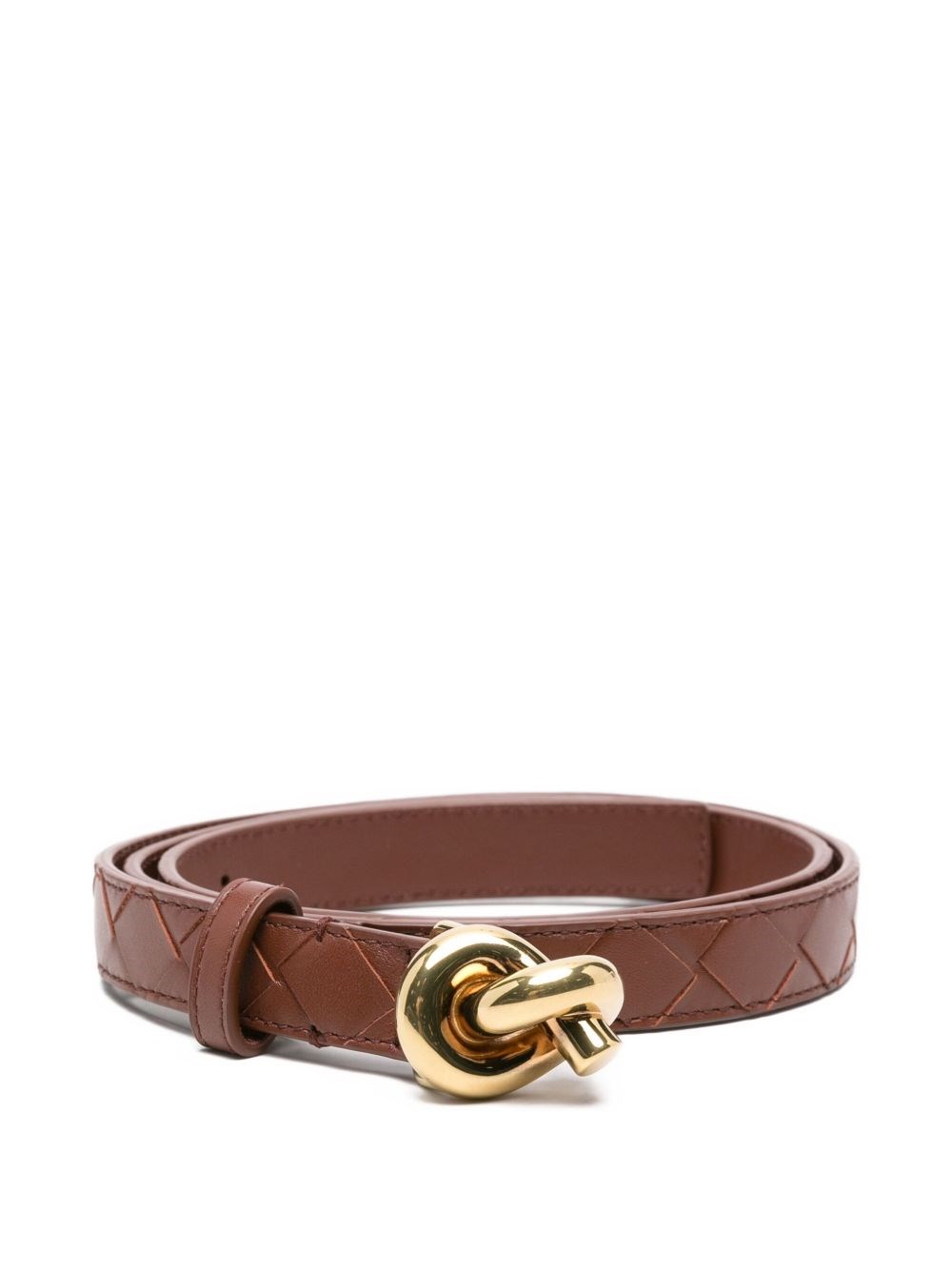 Bottega Veneta Knot Leather Belt - Bottega Veneta - Modalova