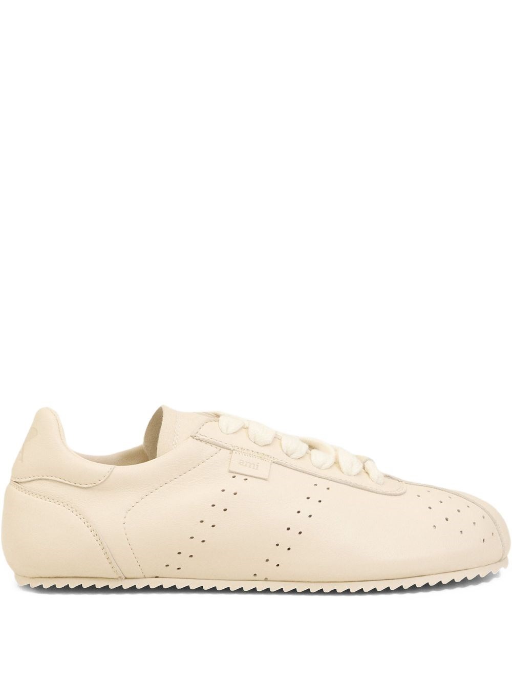 Ami Alexandre Mattiussi Ami Paris Leather Sneakers In White