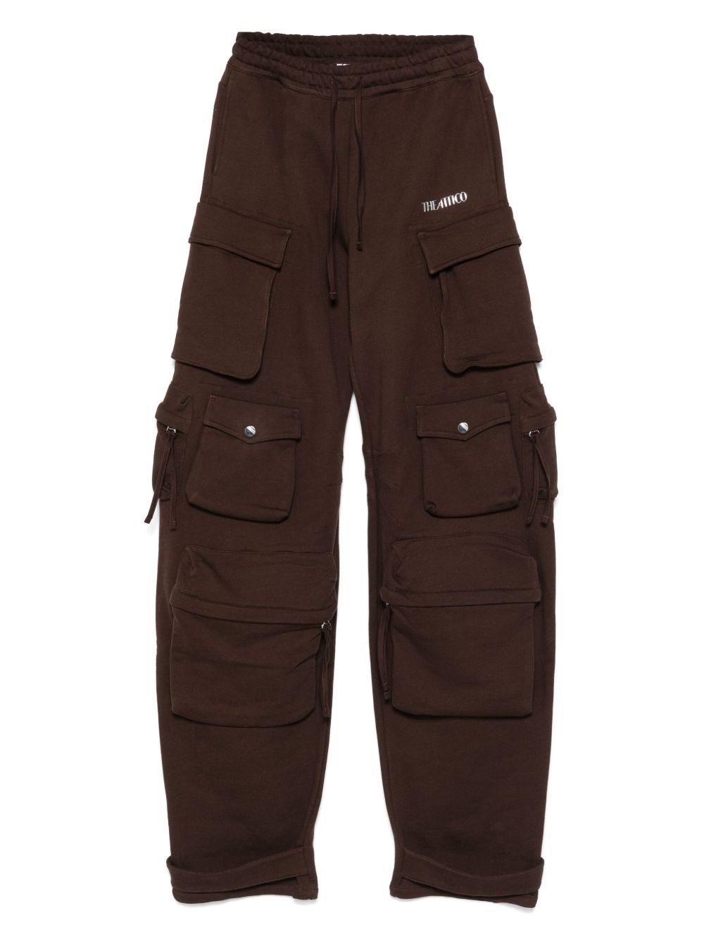 Attico Cargo Fern Pants In Brown