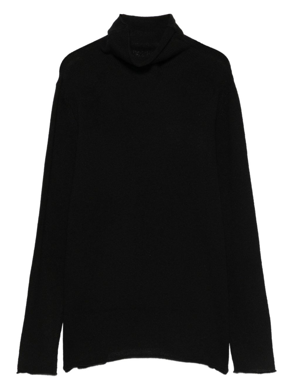 Beyou Cashmere Turtle-neck Sweater In Black