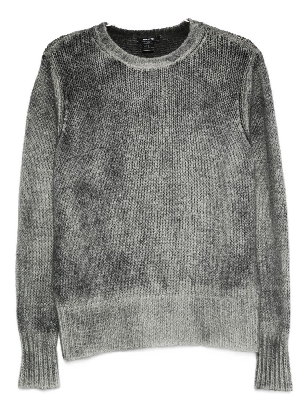 Avant Toi Cashmere Crewneck Pullover In Gray