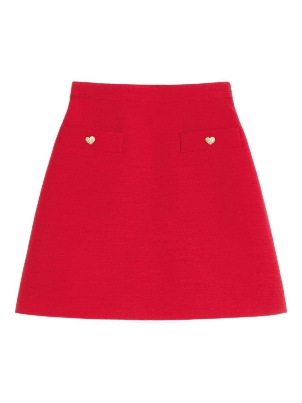 Valentino Wool And Silk Skirt - Valentino - Modalova