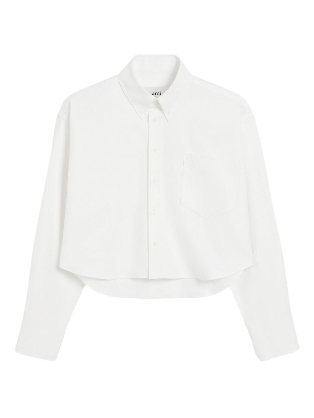 Ami Paris Cotton Cropped Shirt - Ami Paris - Modalova