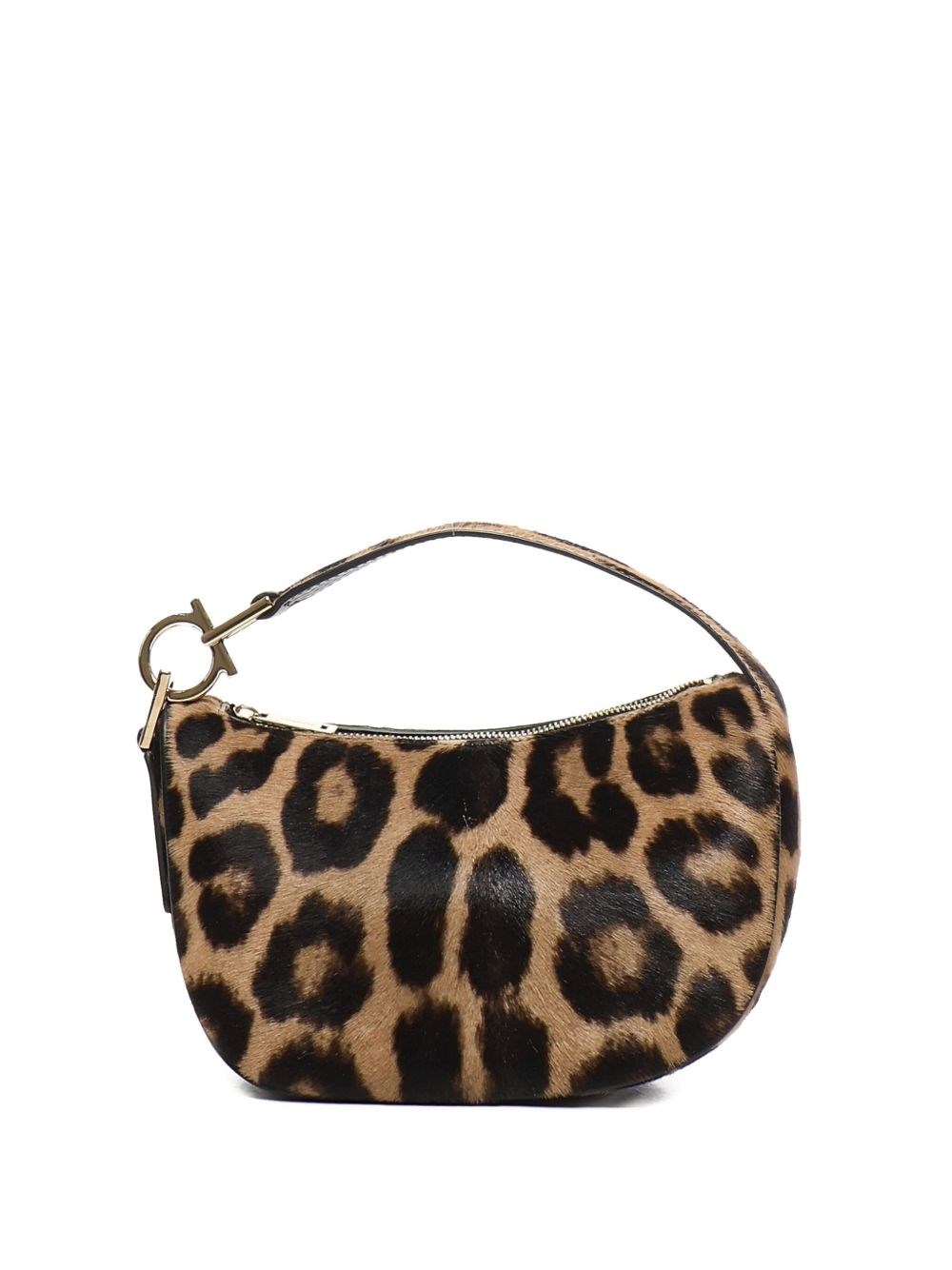 Ferragamo North-south Gancini-embellished Shoulder Bag In Sand