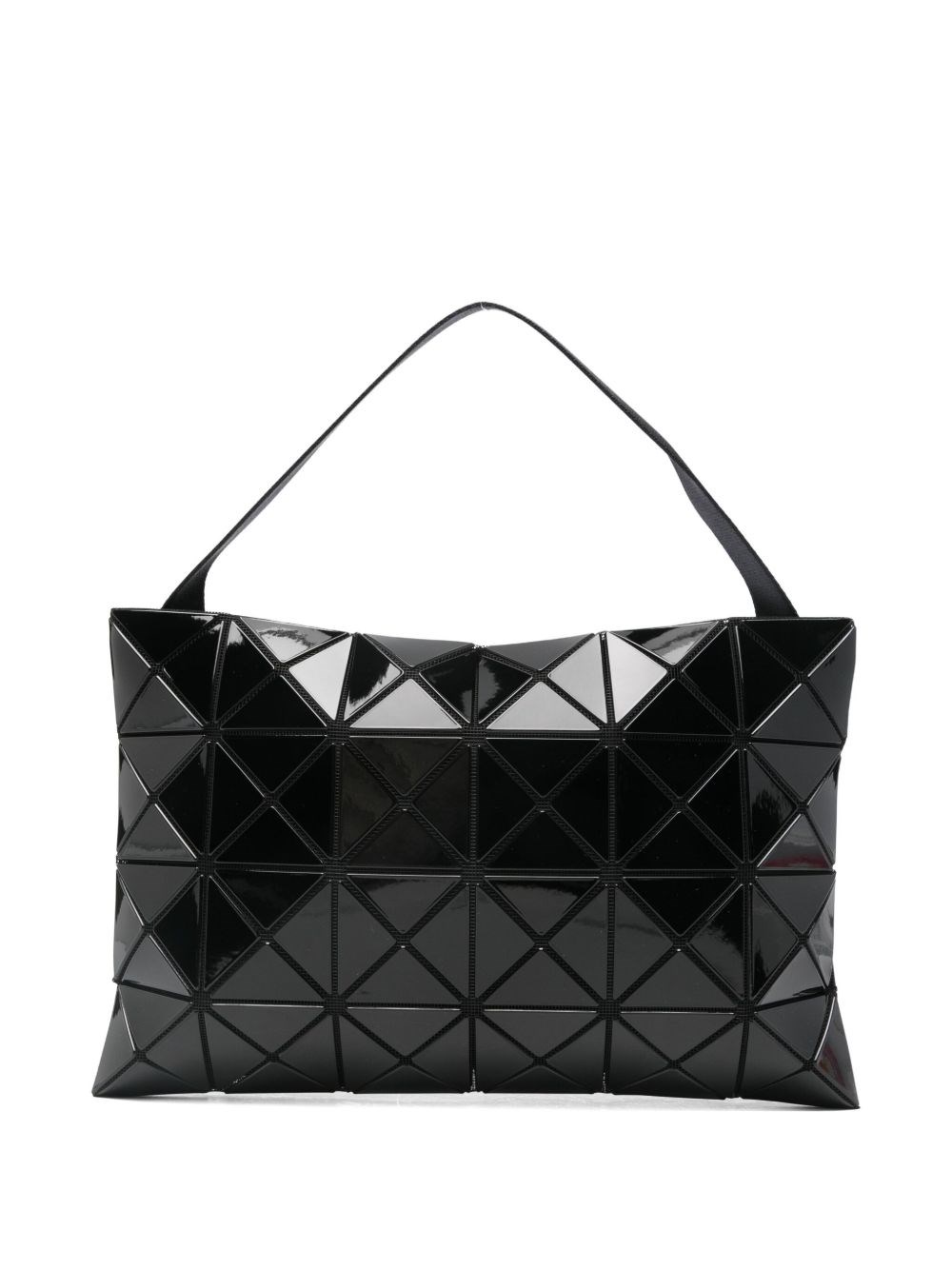 Bao Bao Issey Miyake Lucent Matte Geometric-panel Crossbody Bag In Black