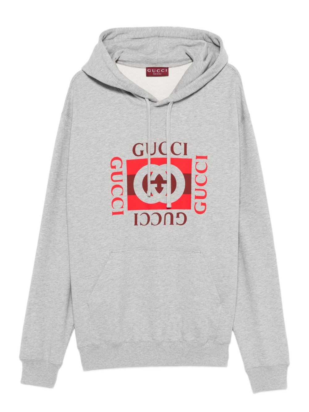 Gucci Logo Cotton Hoodie - Gucci - Modalova