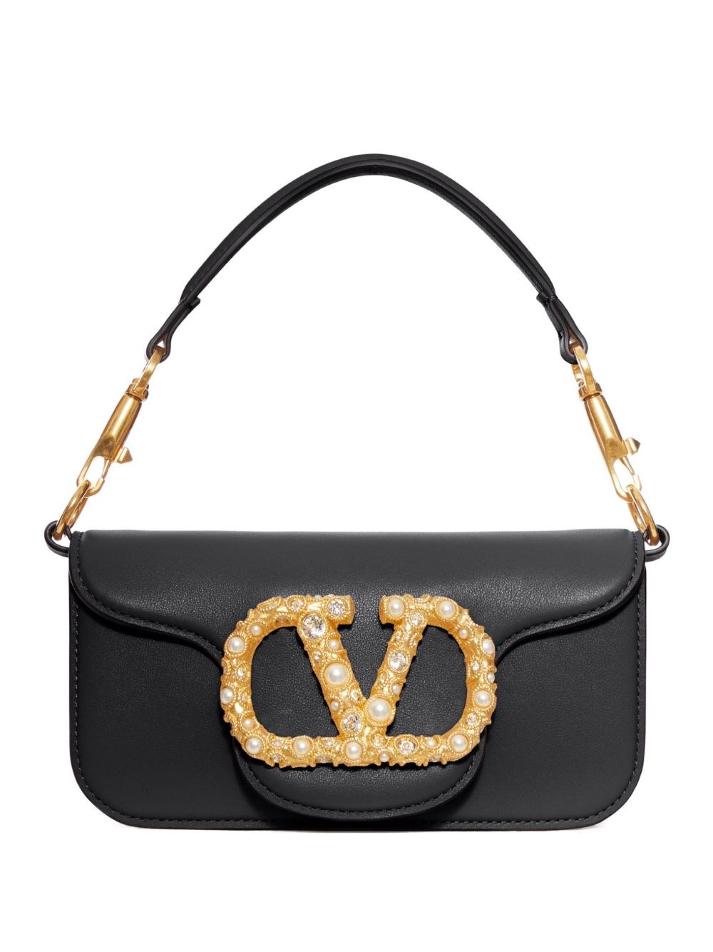 Locò Small Leather Shoulder Bag - Valentino Garavani - Modalova