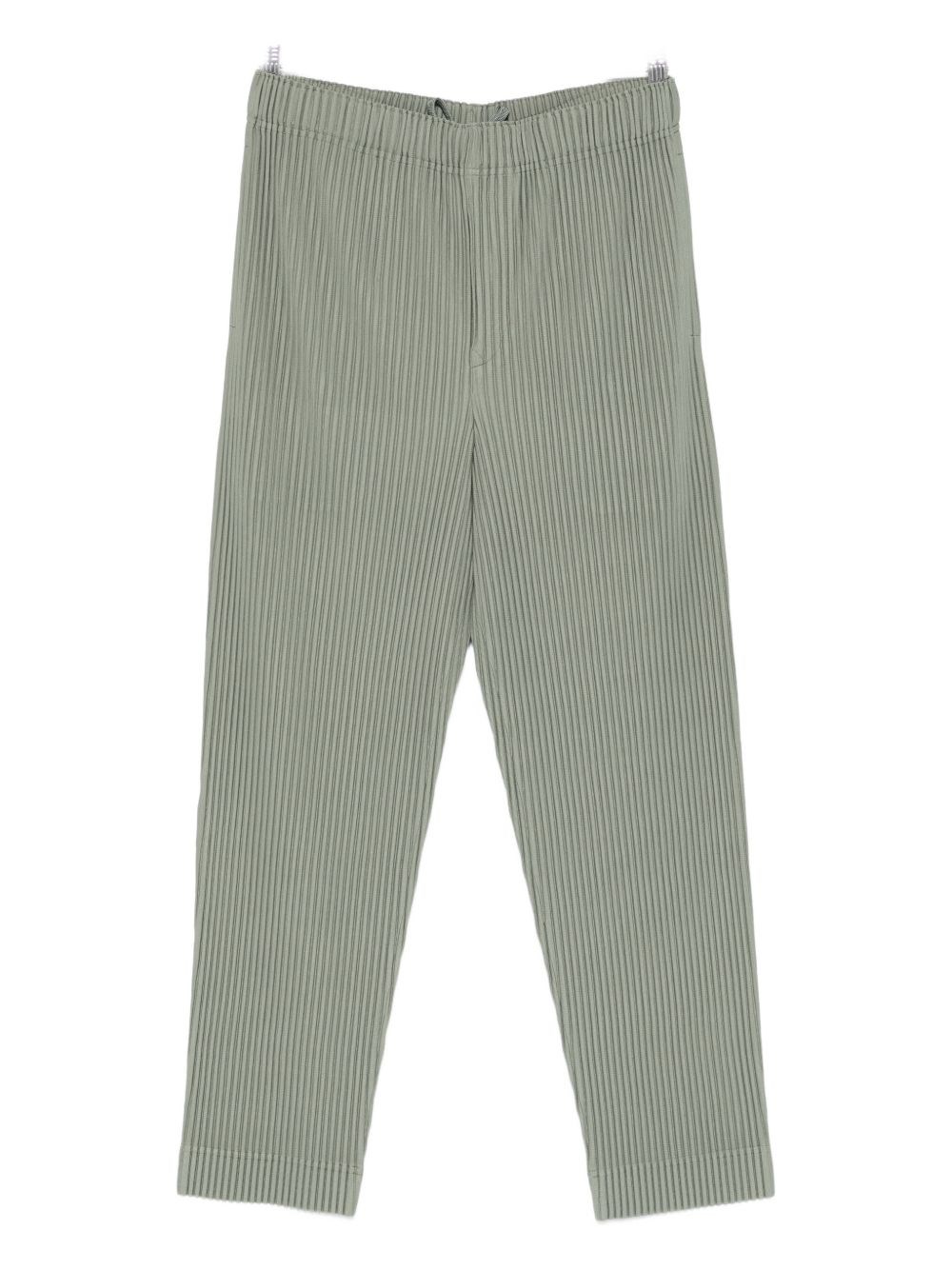 Issey Miyake Homme Plisse'  Pleated Trousers In Green