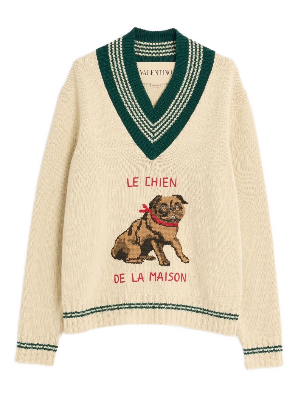 Le Chien De La Maison Wool Sweater - Valentino - Modalova