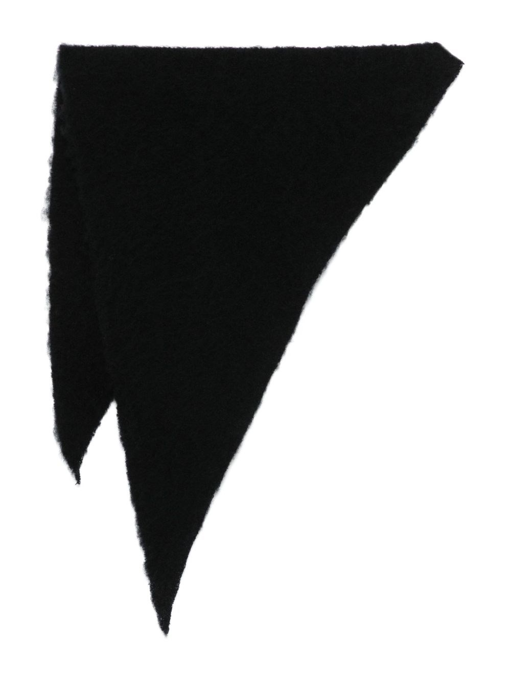 Faliero Sarti Kat Wool And Cashmere Foulard In Black
