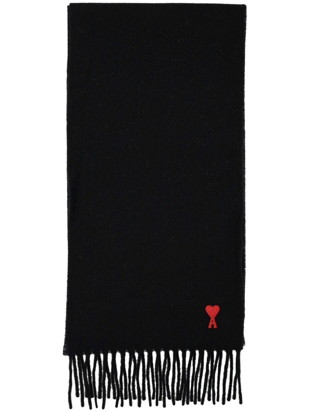 Ami Paris Ami De Coeur Wool Scarf - Ami Paris - Modalova