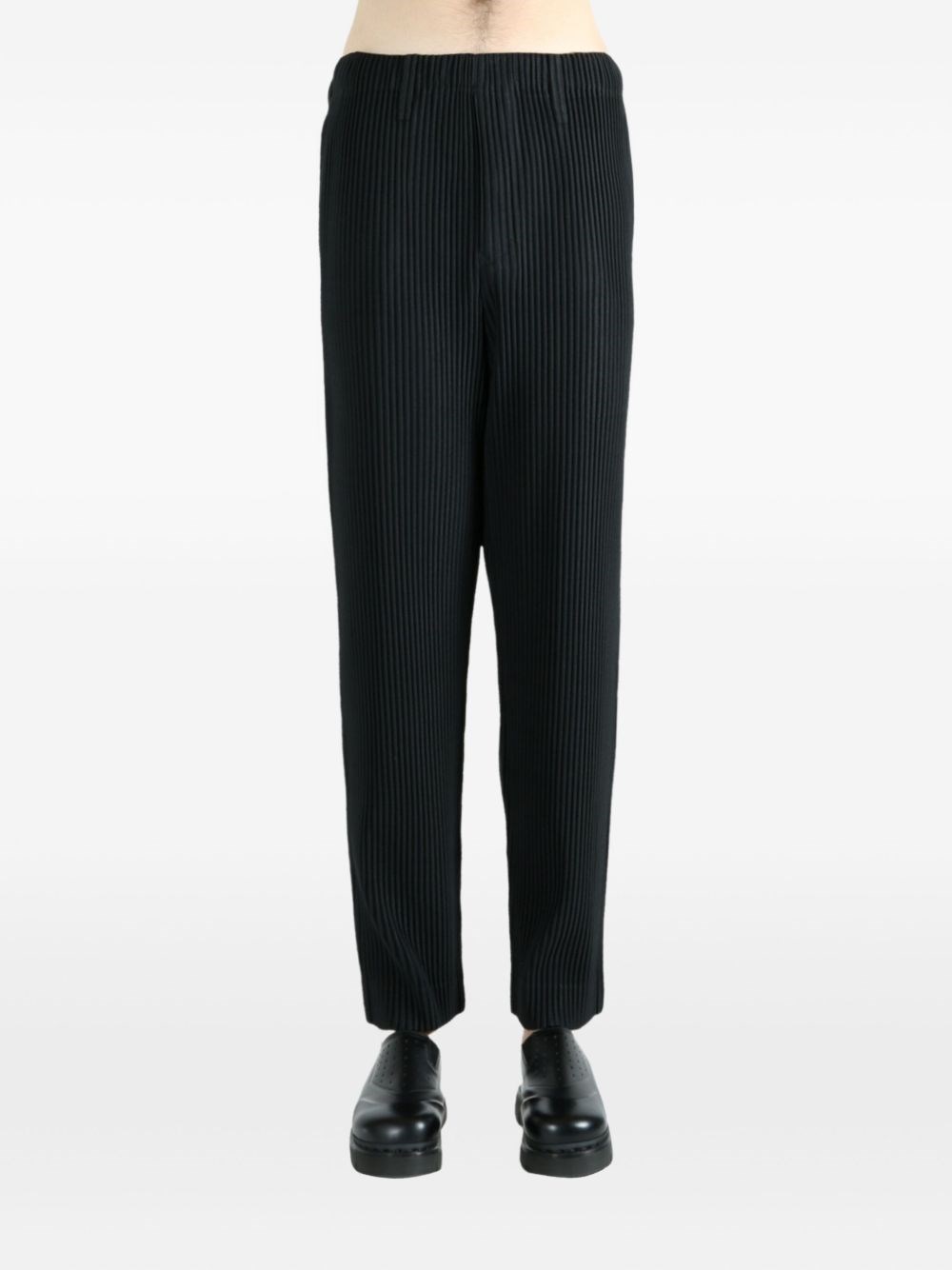 Issey Miyake Homme Plissé  Basics Trousers Clothing In Black