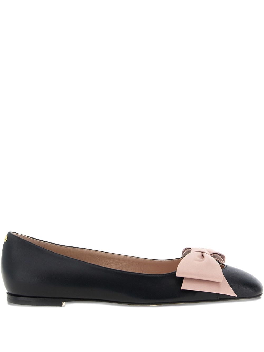 Valentino Bowow Ballerina Flats In Black