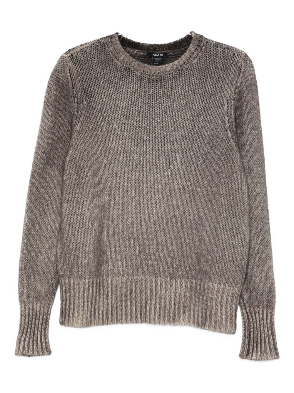 Avant Toi Cashmere Crewneck Pullover In Gray