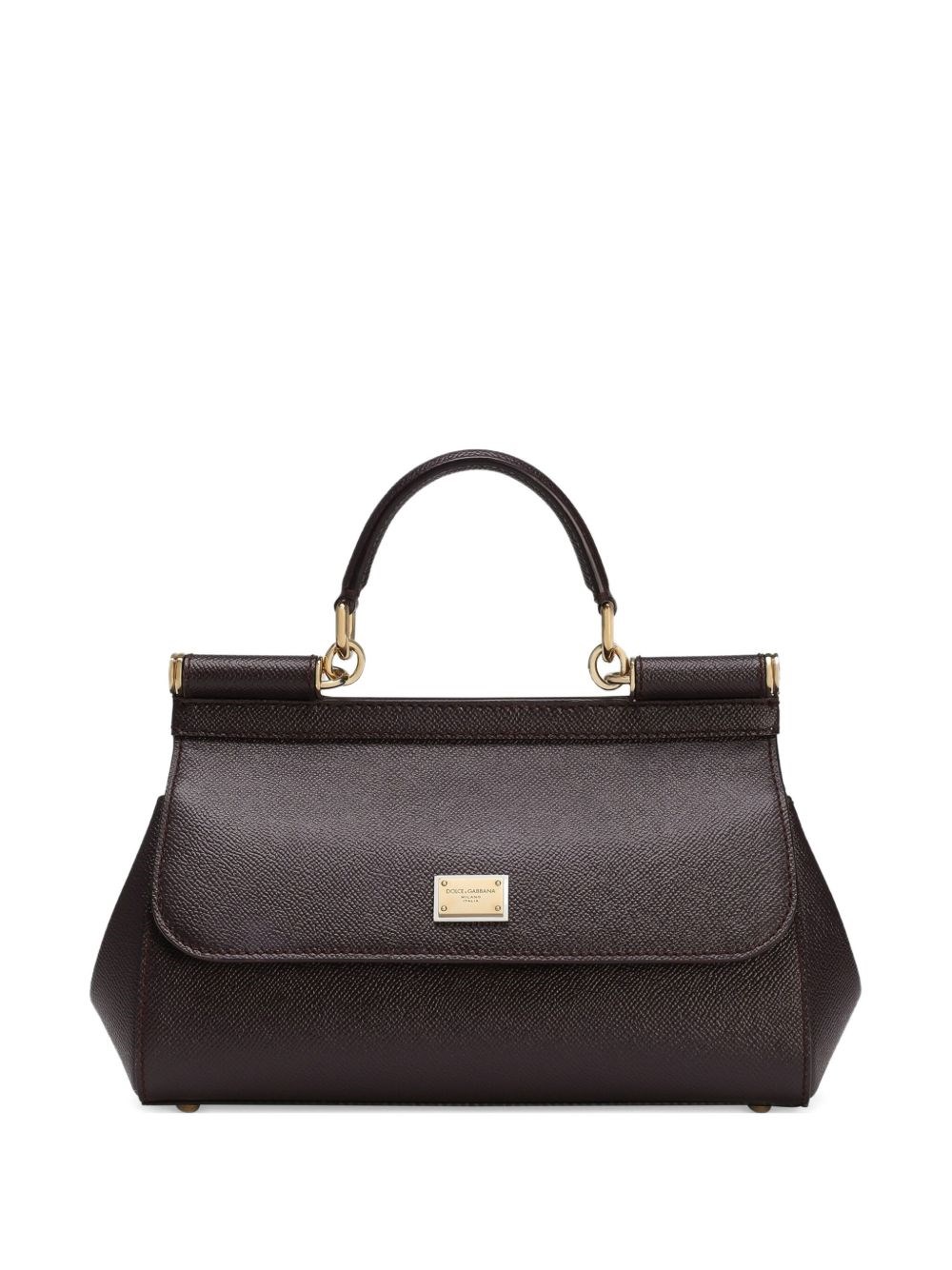 Dolce & Gabbana Sicily Leather Handbag