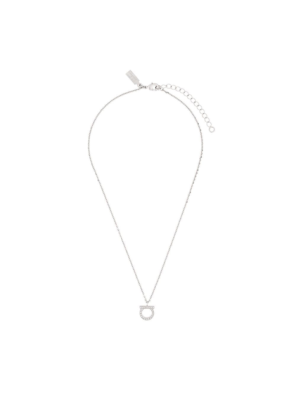 Ferragamo Gancini Strass Earrings - Ferragamo - Modalova