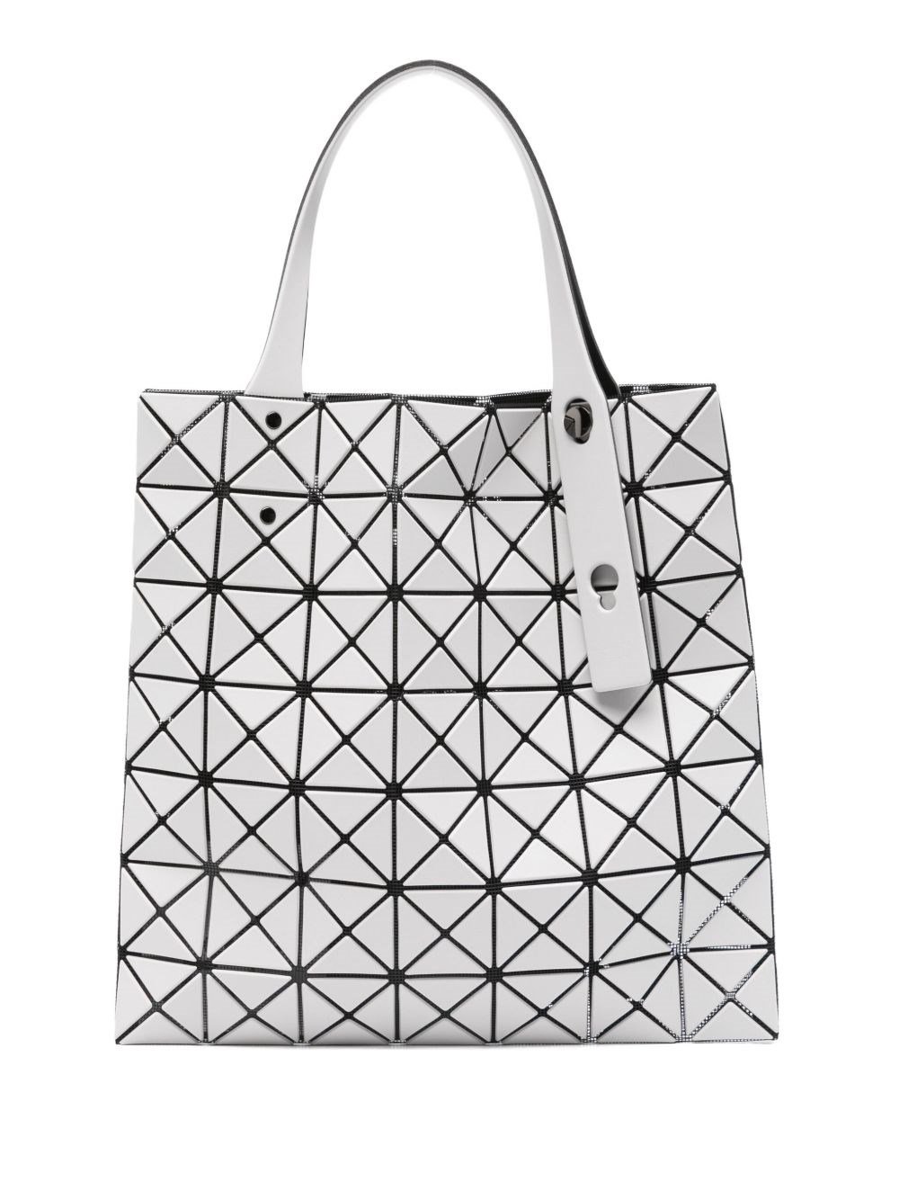 Bao Bao Issey Miyake Baobao Issey Miyake Prism Matte Small Tote Bag In Gray