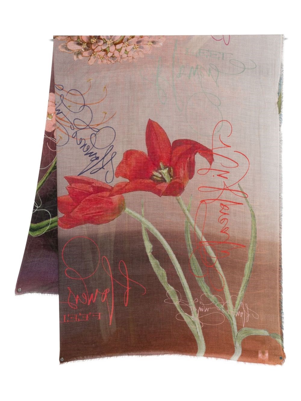 Faliero Sarti Floral-print Silk Scarf In Multi