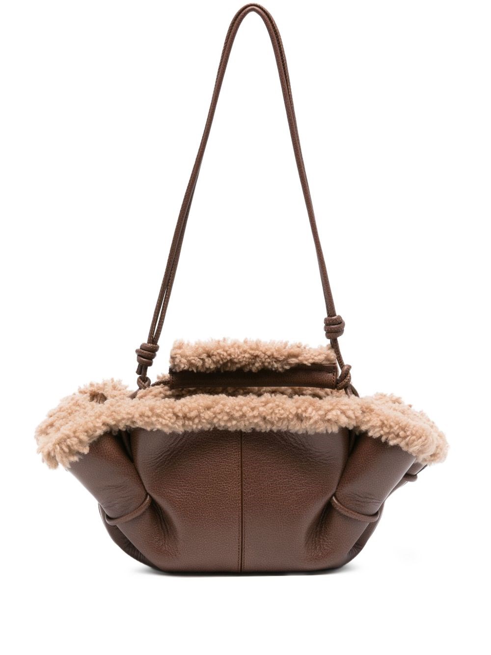 Hereu Women Arta Mini Leather Handbag In Brown