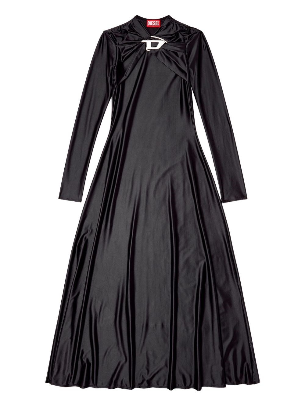 Diesel Maxi Dress In Black
