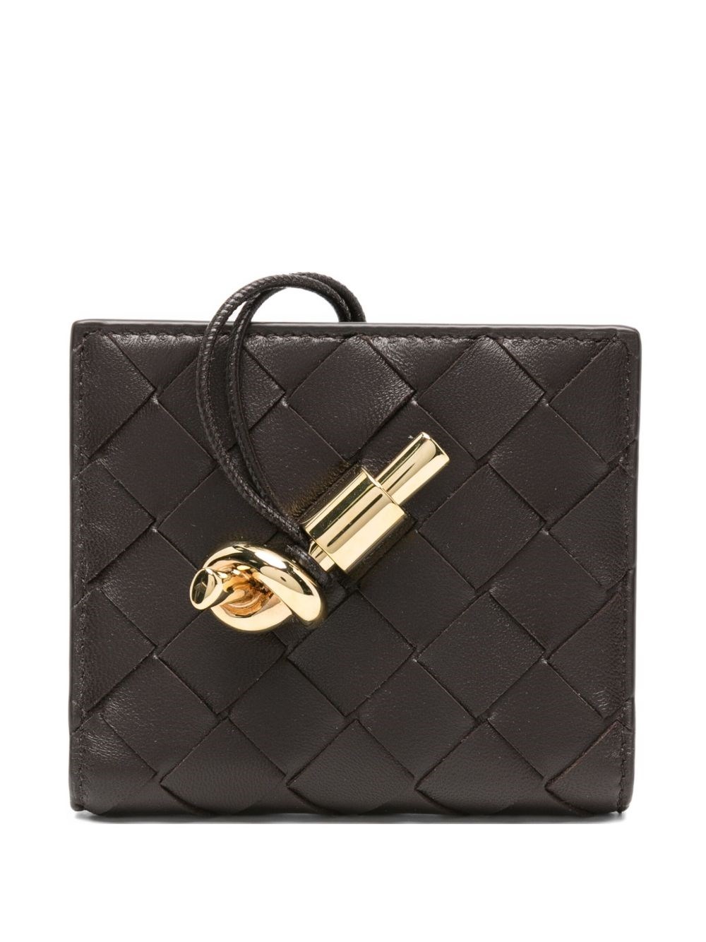 Andiamo Leather Card Case - Bottega Veneta - Modalova