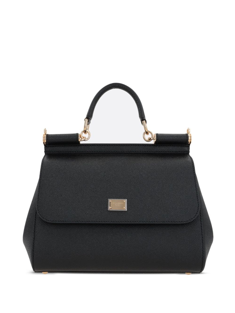 Sicily Large Leather Handbag - Dolce & Gabbana - Modalova