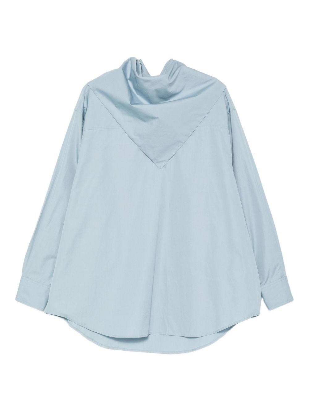 Ami Alexandre Mattiussi Ami Paris Bandana Cotton Shirt In Blue