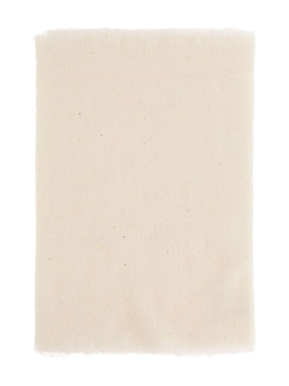 Faliero Sarti Altea Wool Blend Scarf With Sequins In White