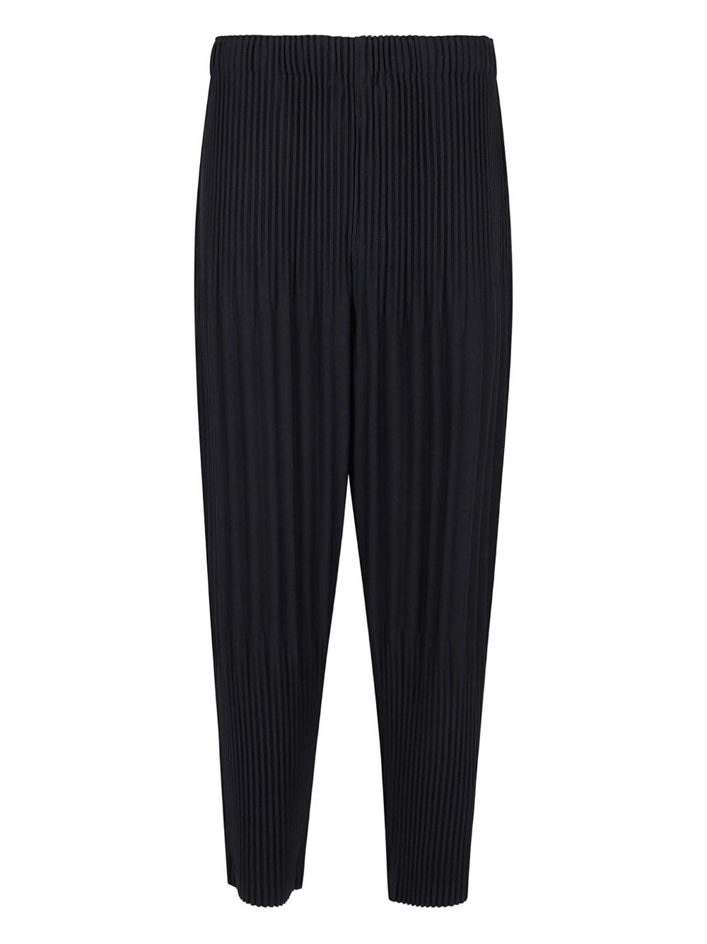 Issey Miyake Black Polyester Pant In Black