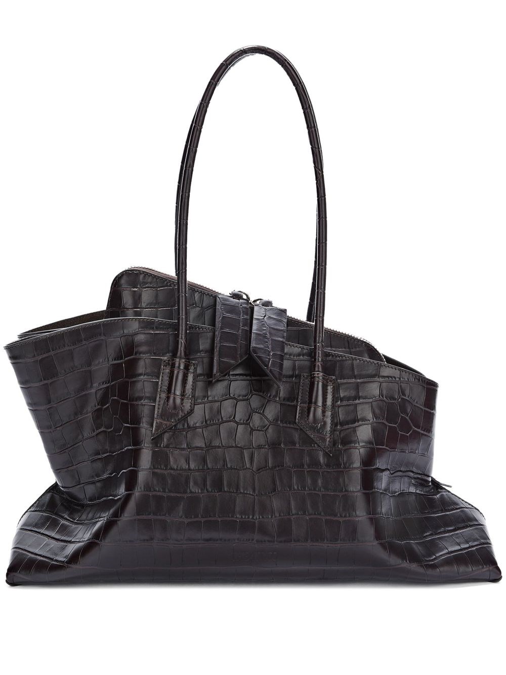 La Passeggiata Medium Leather Shoulder Bag - The Attico - Modalova