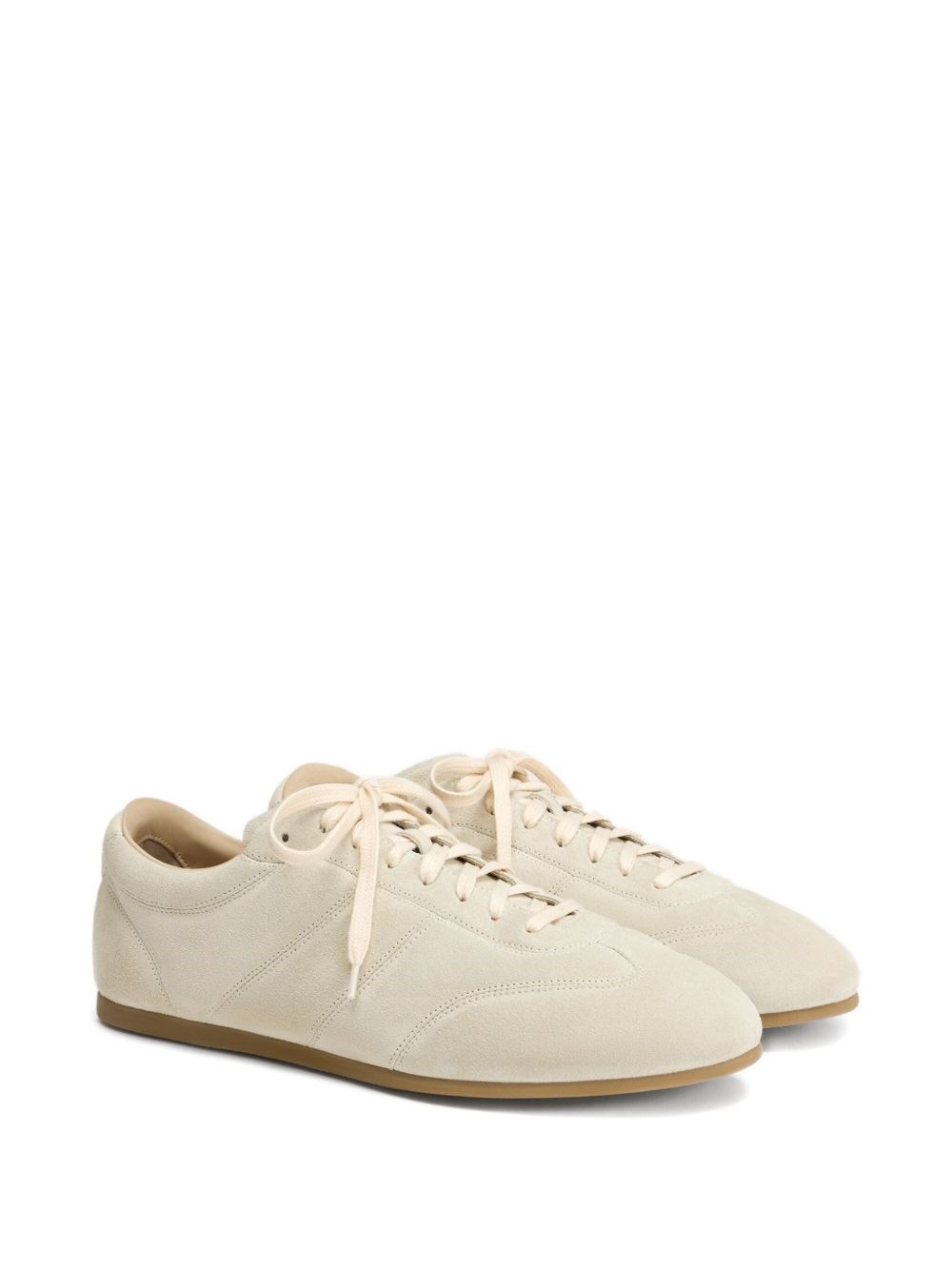 Lemaire Soft Runner Leather Sneakers In White