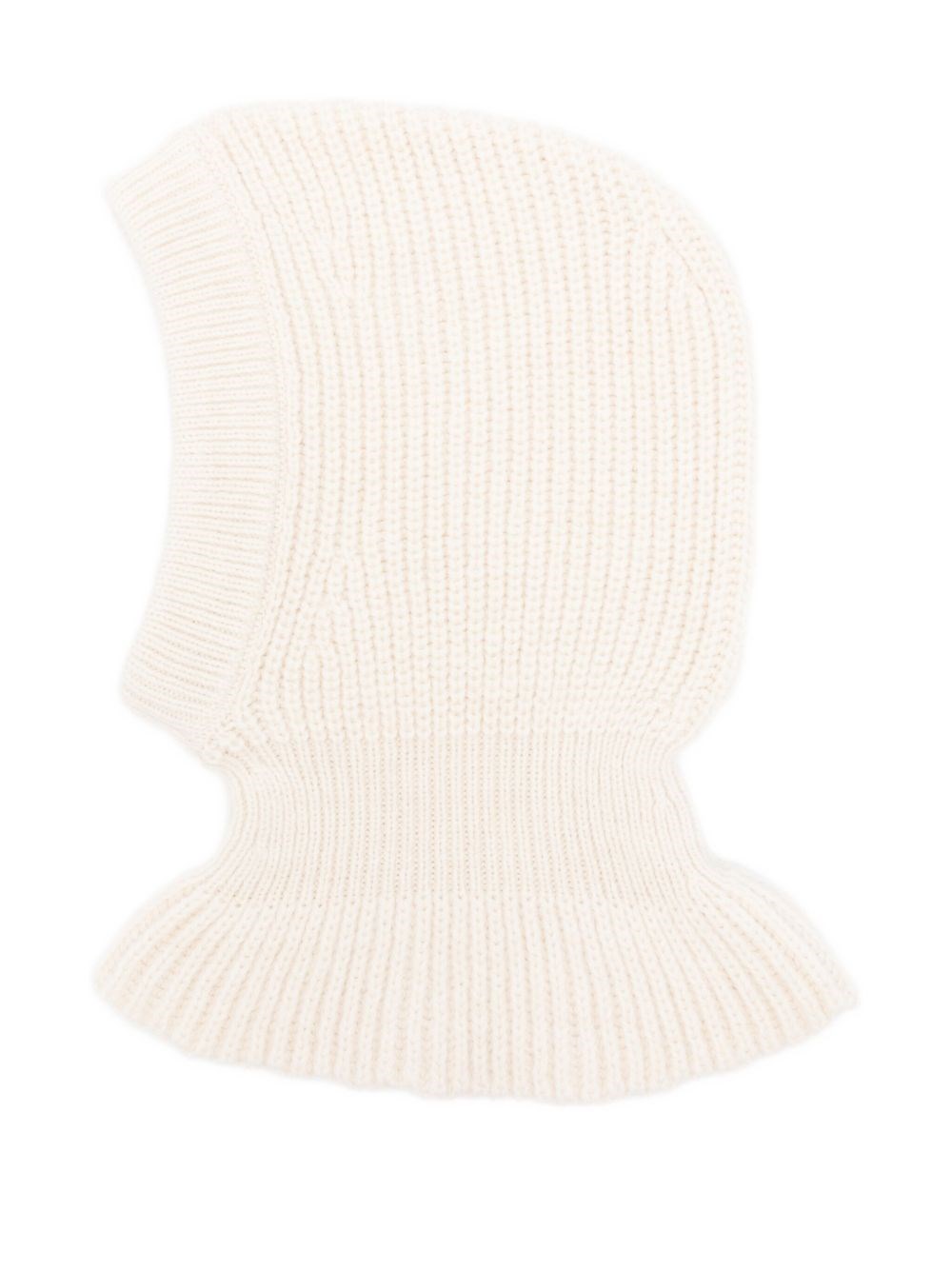 Lemaire Wool Blend Balaclava In White
