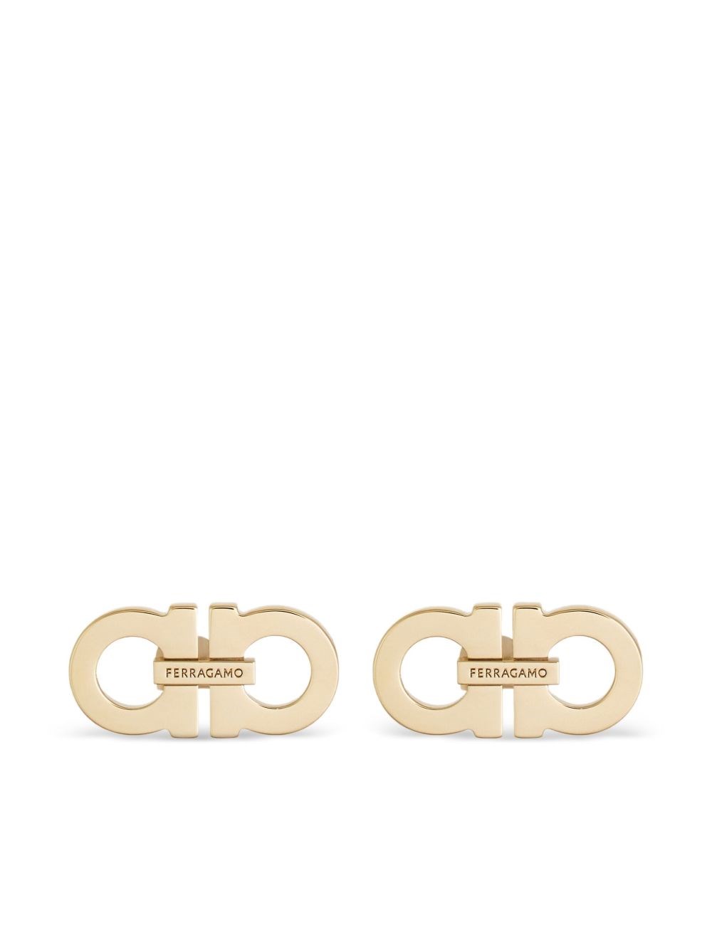 Ferragamo 2 Ganci Earrings - Ferragamo - Modalova