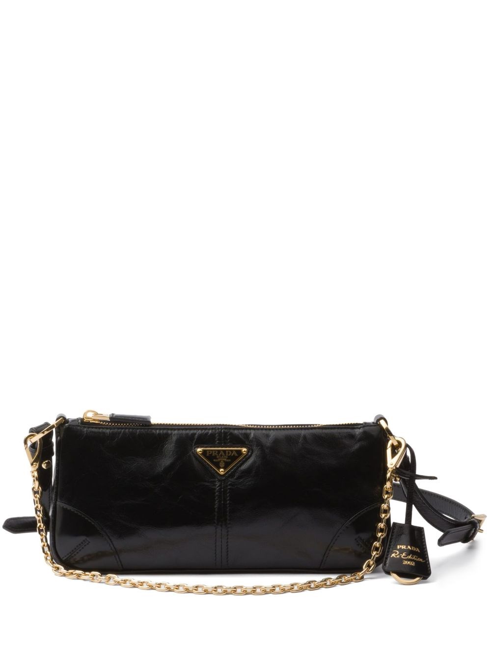 Re-Edition 2002 Medium Leather Shoulder Bag - Prada - Modalova