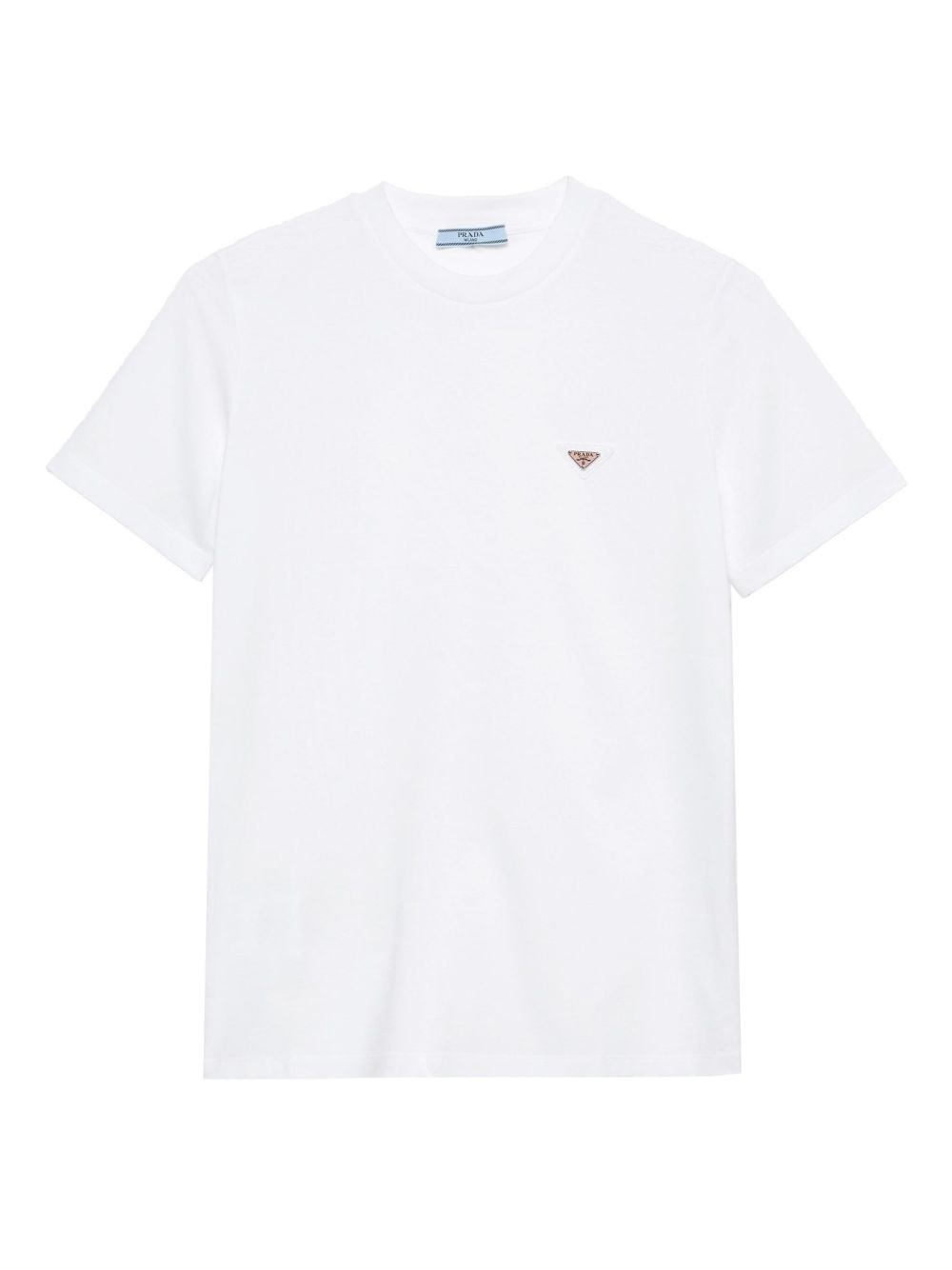 Prada Logo Cotton T-Shirt - Prada - Modalova